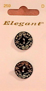  "Elegant"   3/4'' (19mm) 2   ,    Black .